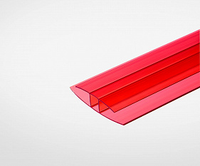 Профиль соед.красный 6м НР 4-6 мм