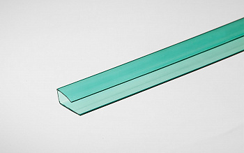 Профиль торцевой зеленый 8мм