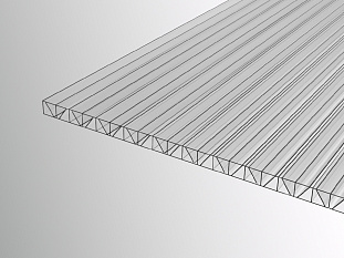 Поликарбонат сотовый 4 мм прозрачный Премиум УС
