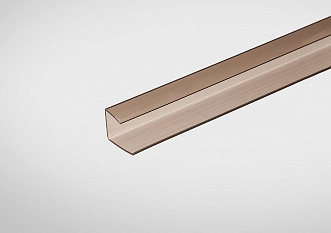 Профиль торцевой бронза 4мм