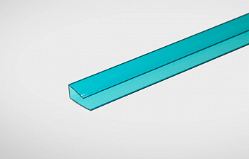 Профиль торцевой бирюза 8мм