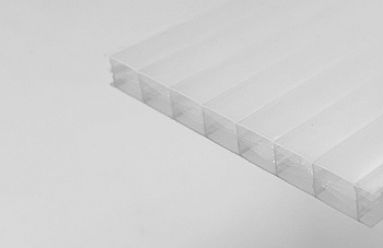 Поликарбонат сотовый 16 мм молочный TSK (2100*12000мм)