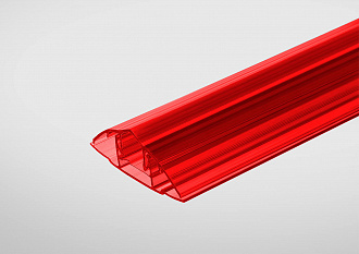 Профиль соед.красный 6м НСР крышка 6-10мм
